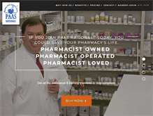 Tablet Screenshot of paasnational.com